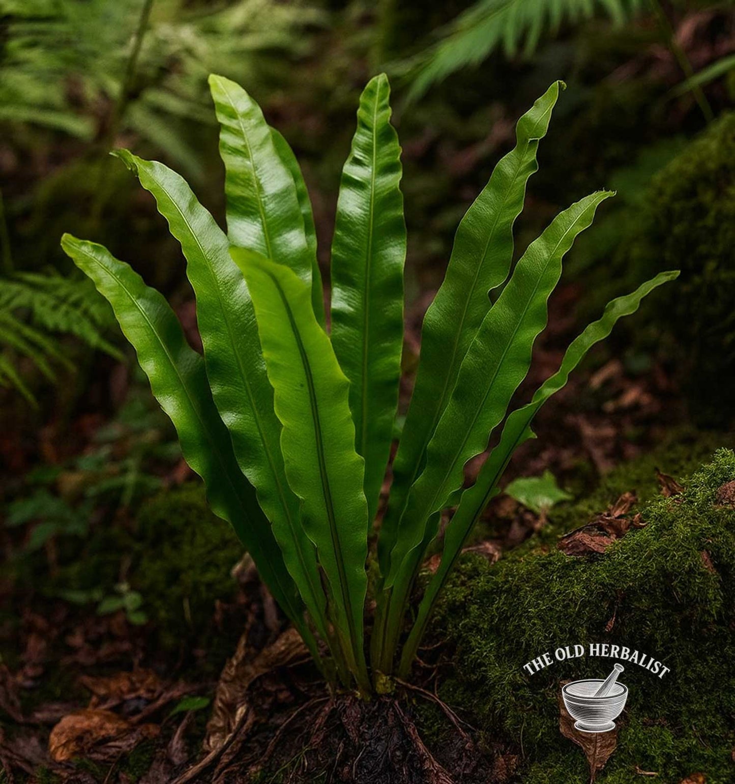 Hart’s-Tongue Fern Leaf – Asplenium scolopendrium