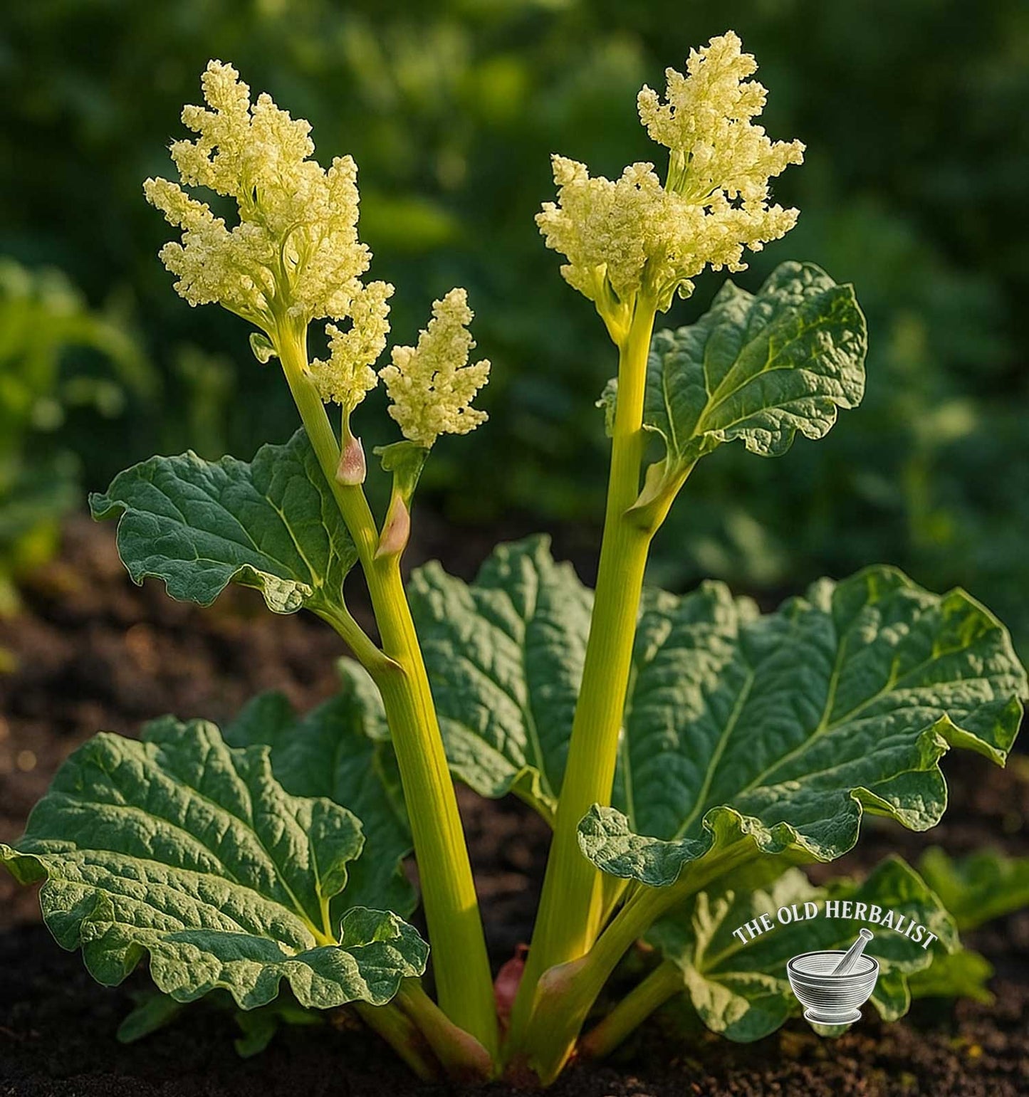 plant of rhubarb