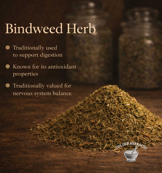 Loose dried bindweed aerial parts for traditional herbal use.