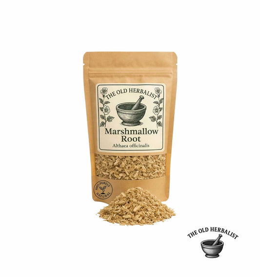 Package of Marshmallow Root with brand logo on a white background