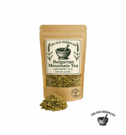 Bulgarian mountain tea dried stems in kraft pouch – herbal tea