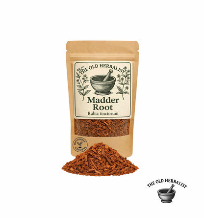 Package of Madder Root with product and brand label on a white background