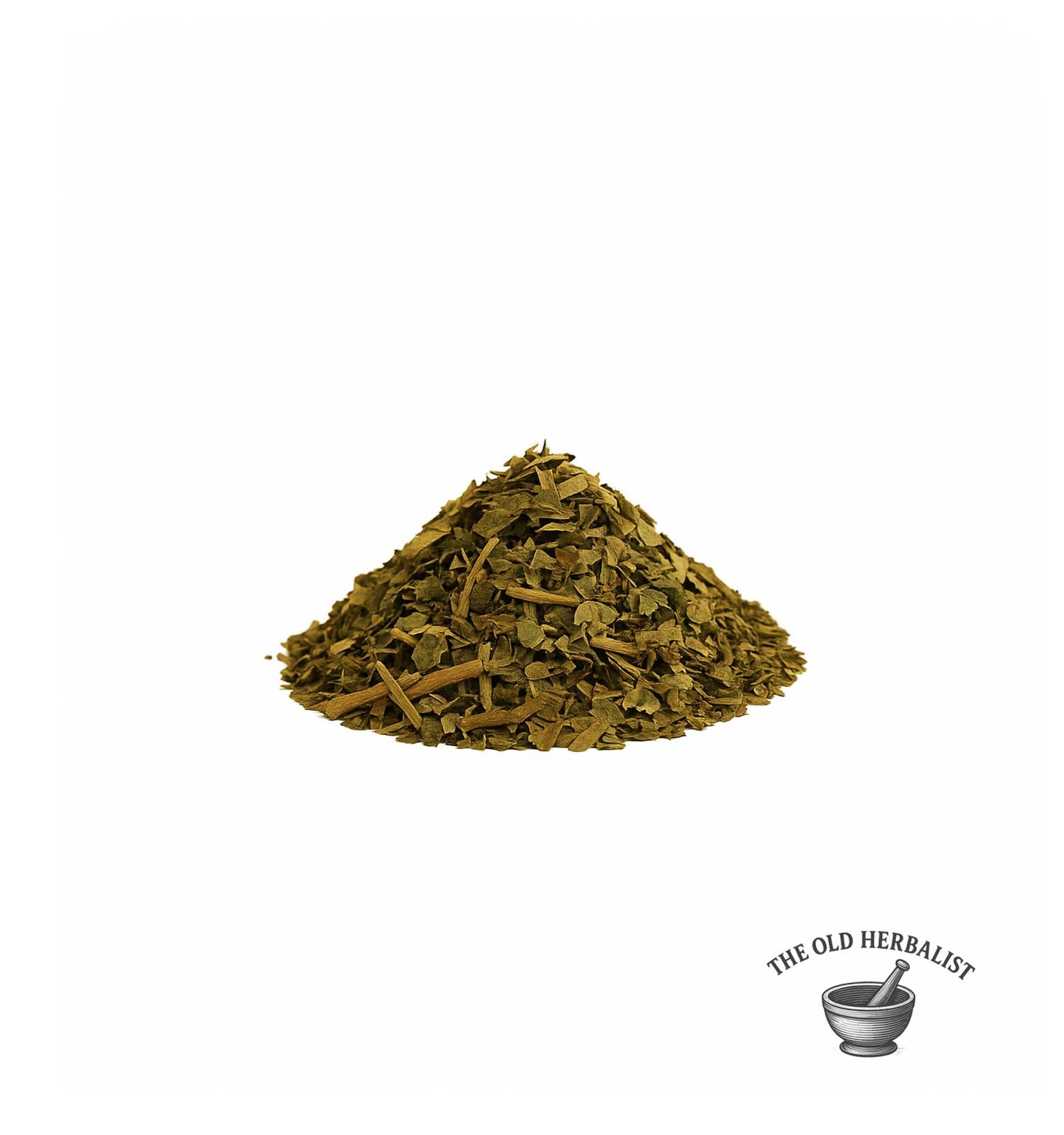 pile of dried mullein leaf