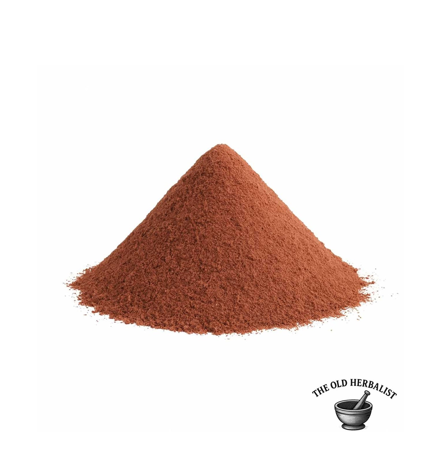 Alkanet root powder with deep red color – Alkanna tinctoria.