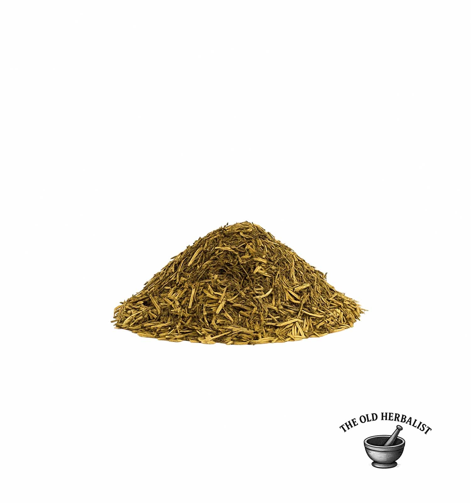 pile of Dried sweet wormwood herb