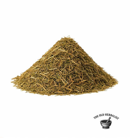 Loose dried bedstraw flowering stems for herbal use.