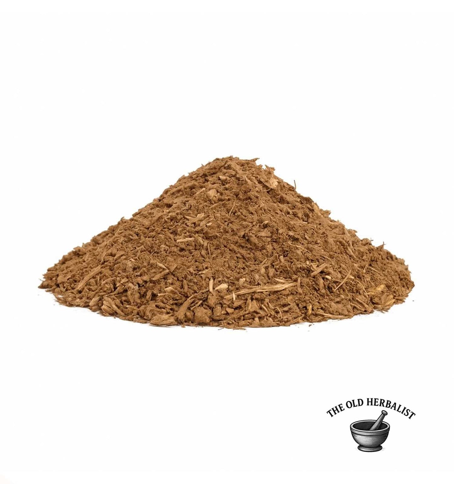 Cut primrose root pieces for traditional herbal use.