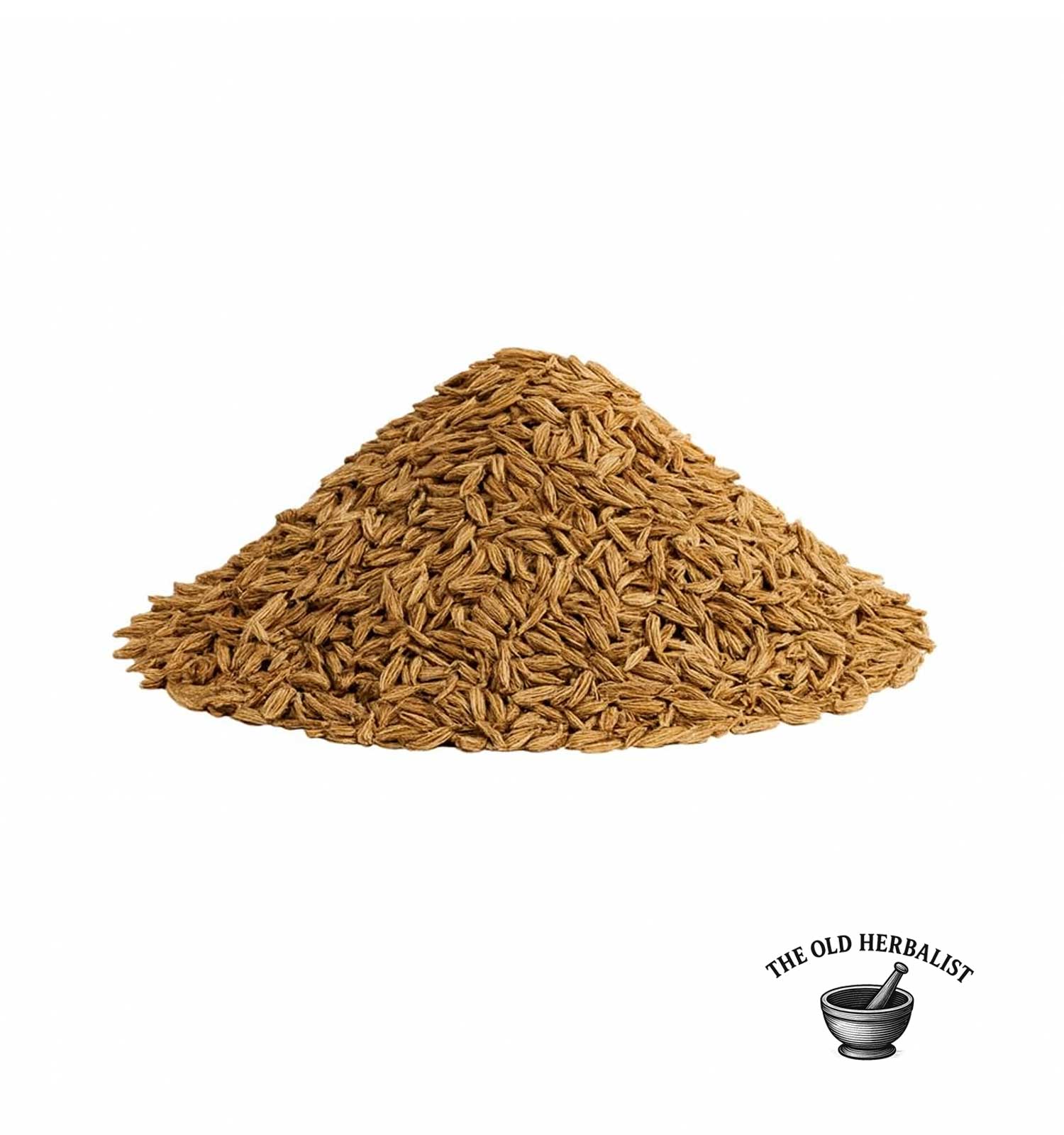 Dried caraway seeds for cooking and herbal use.