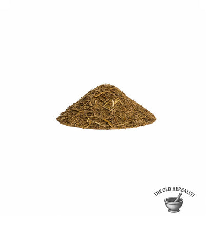 Loose dried peppermint leaves with fresh green aroma for tea and cooking.