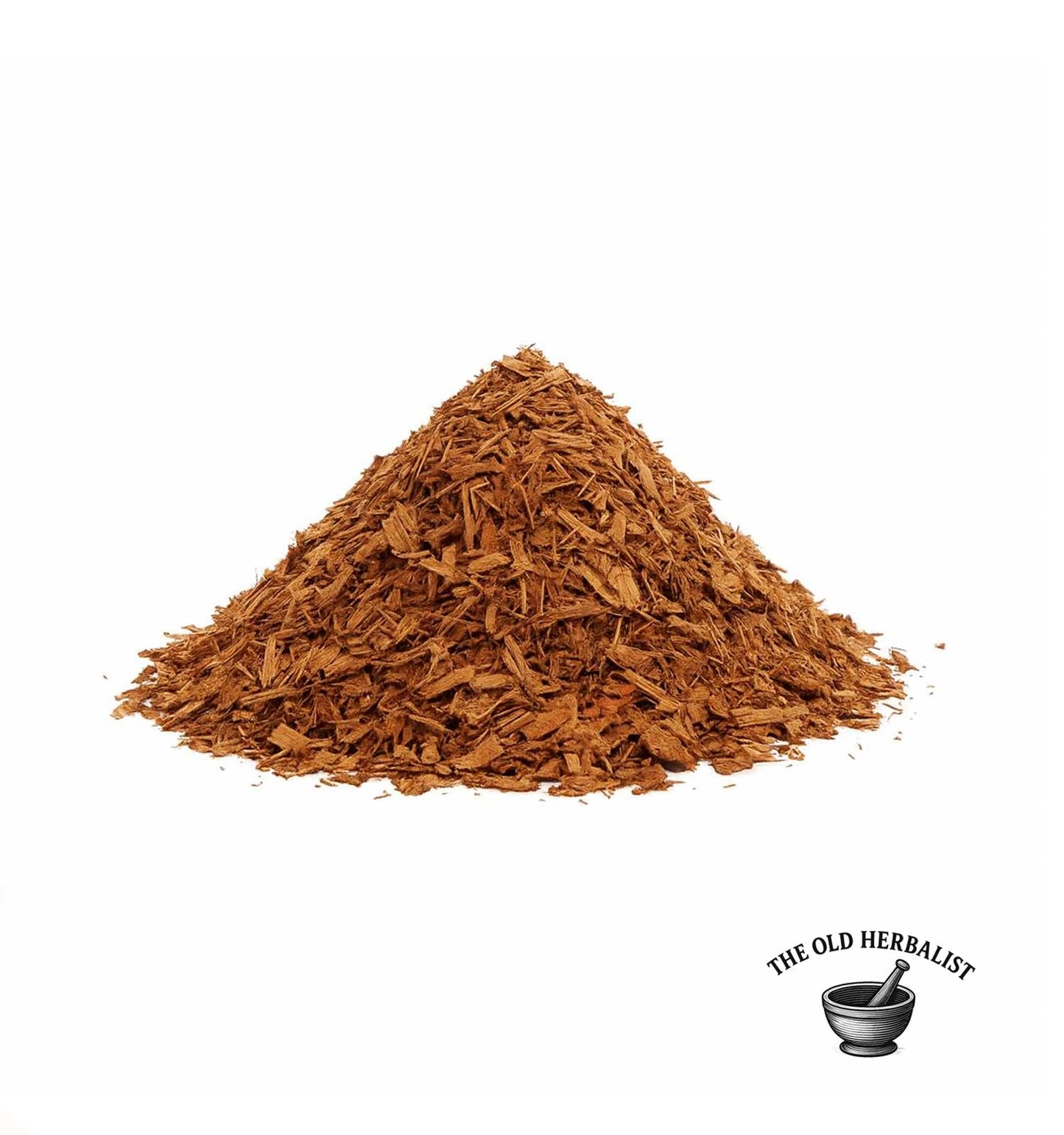 Natural oak bark for traditional herbal preparations.