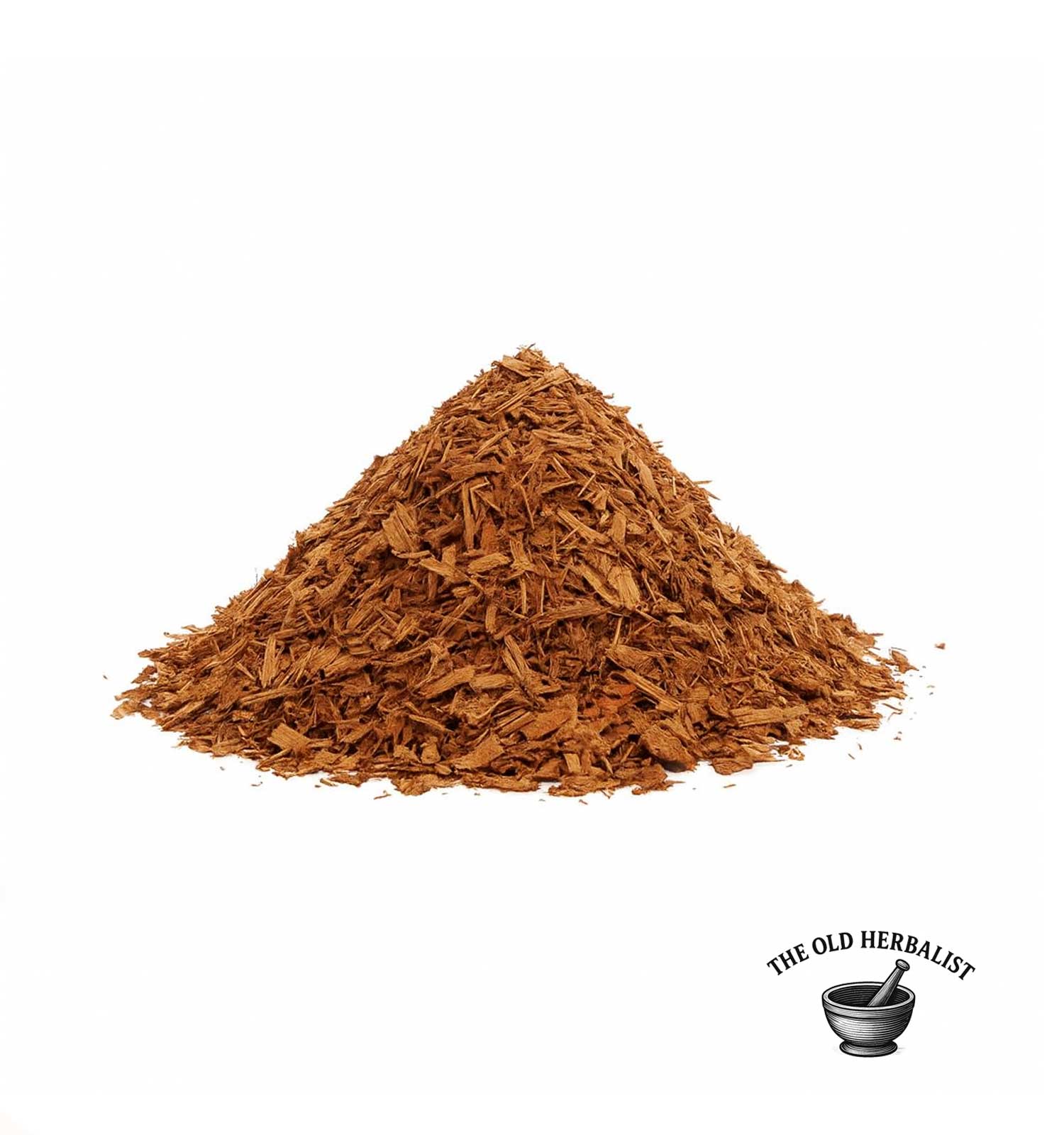 Natural oak bark for traditional herbal preparations.