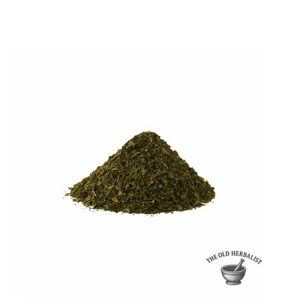 pile of Dried stinging nettle leaf