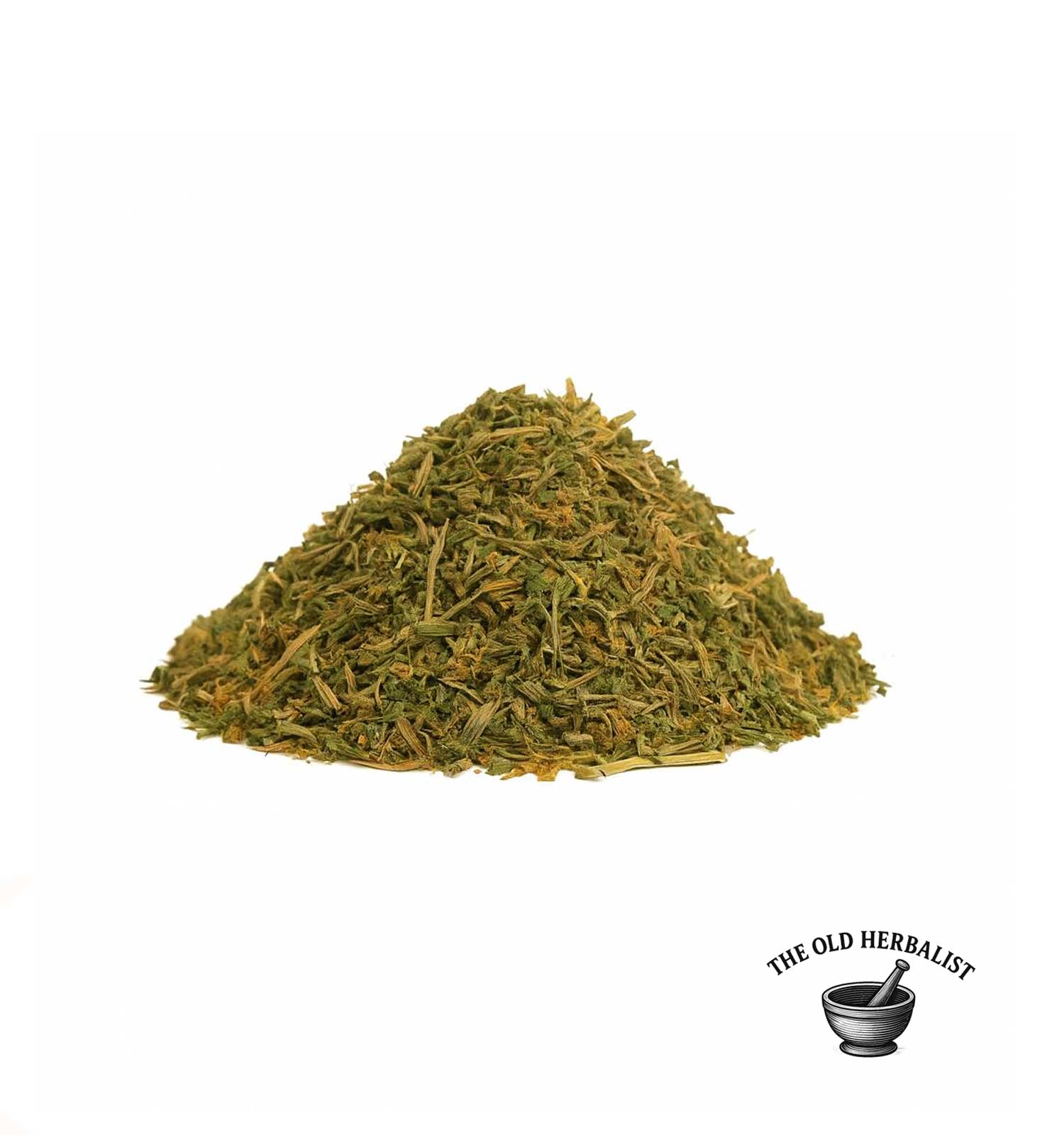 Loose dried chickweed herb for tea and herbal use.