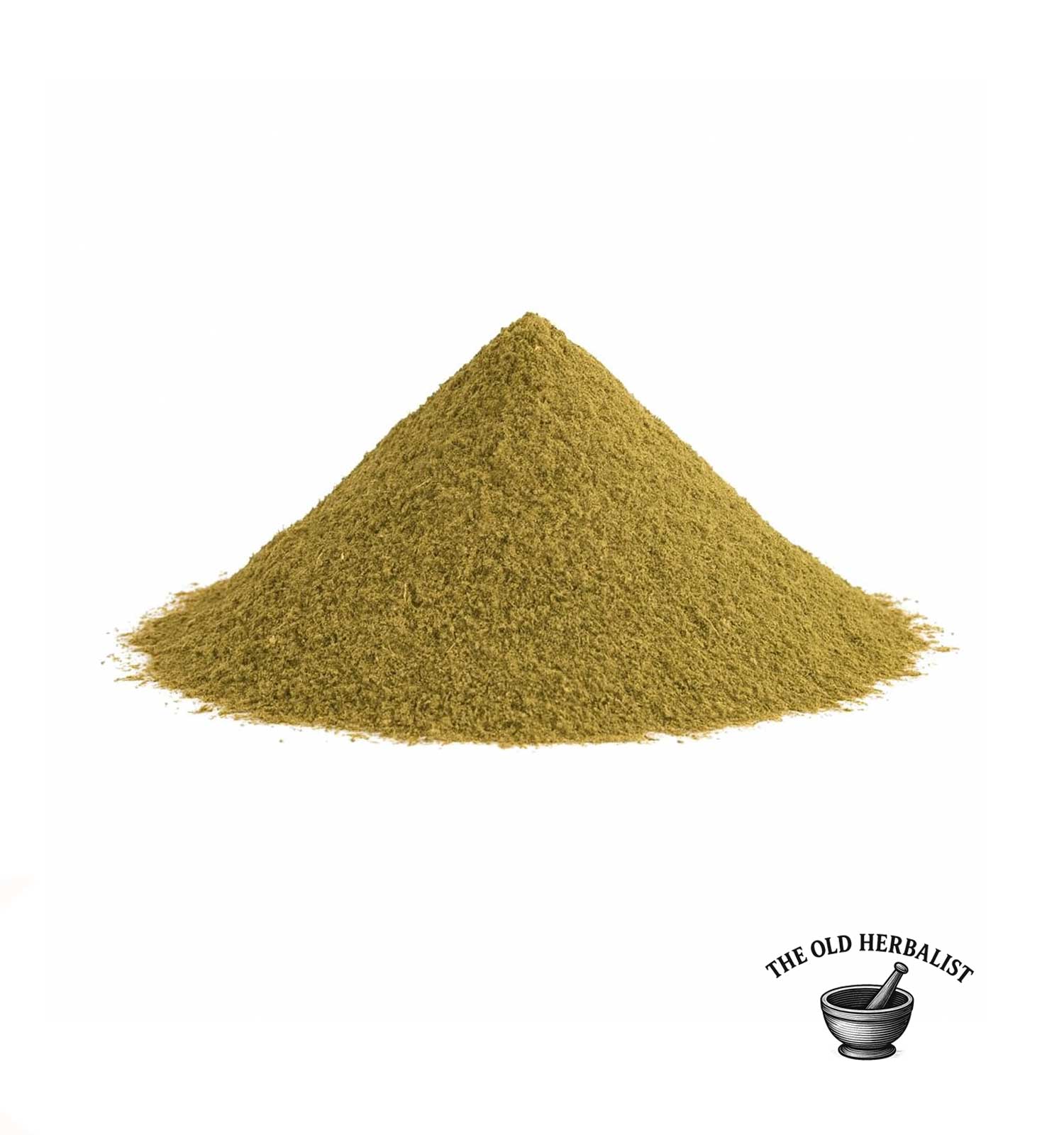 Finely ground echinacea powder for tea and wellness use.