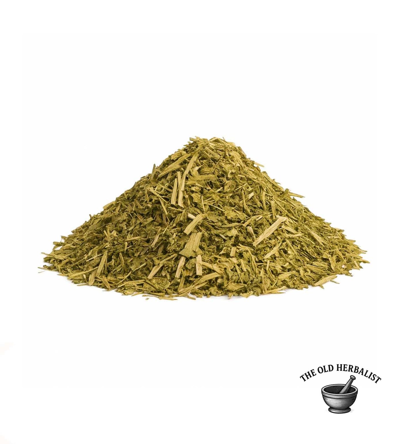 Loose dried watercress herb for tea and culinary use.