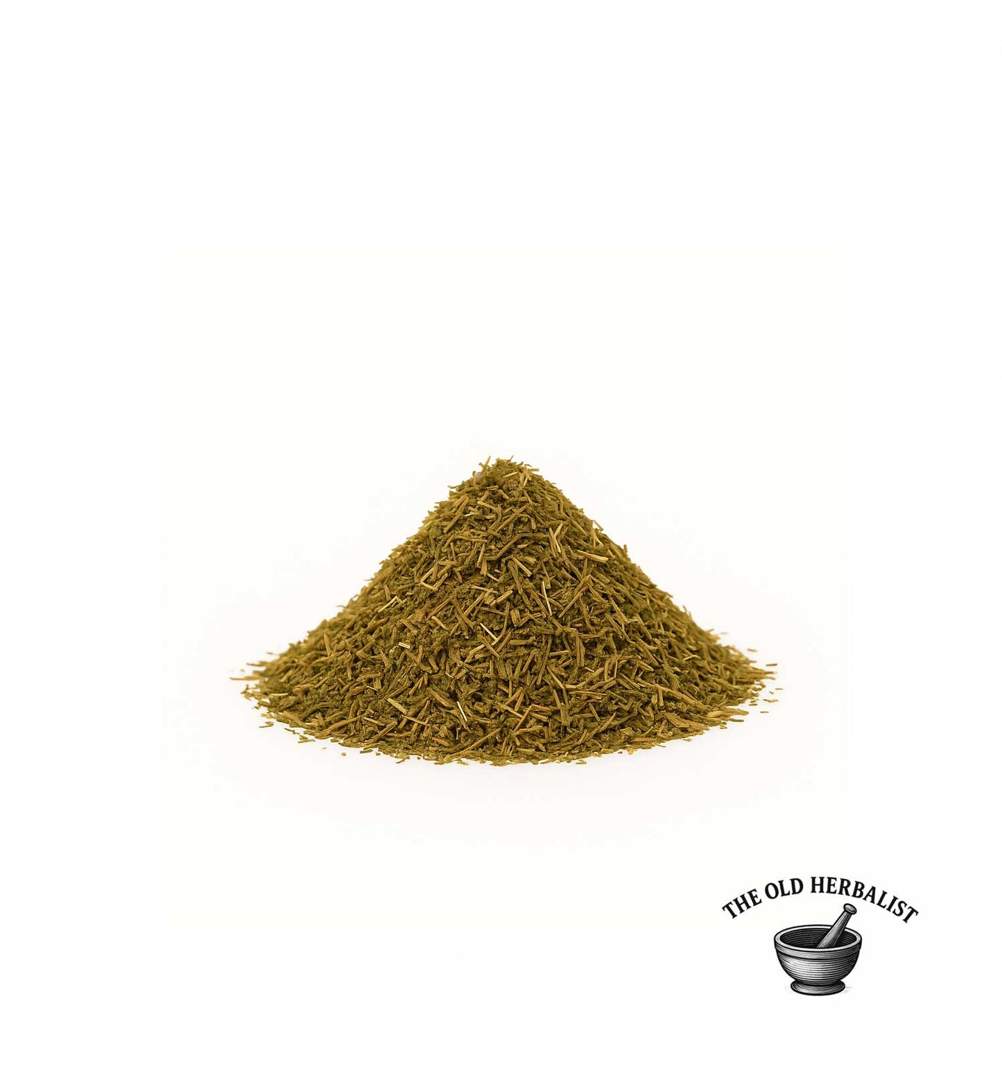 pile of  dried Sweet violet herb