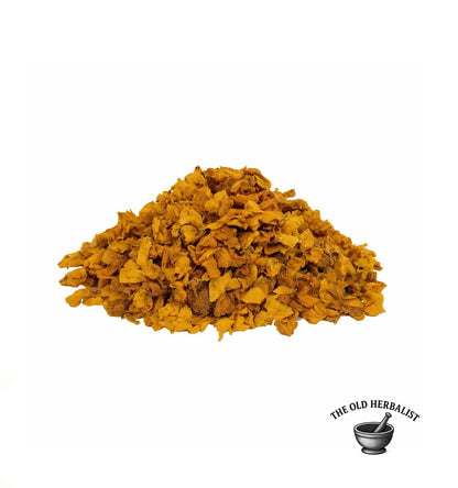 Loose mullein flower petals for herbal tea and wellness.