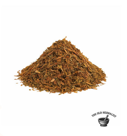 Loose dried small-flowered willow herb for traditional herbal infusion.