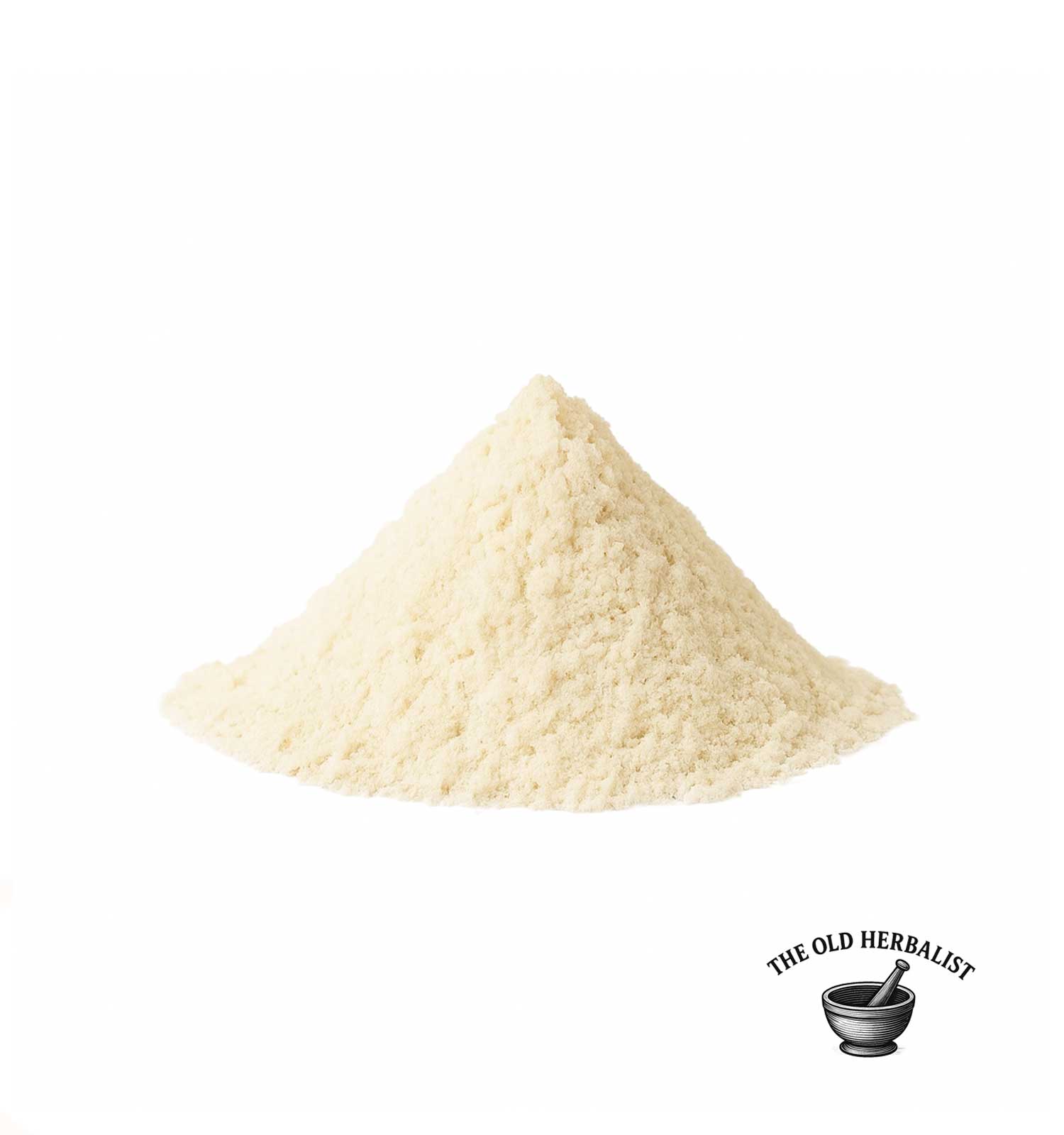 Fine rice powder for baking and natural body care.