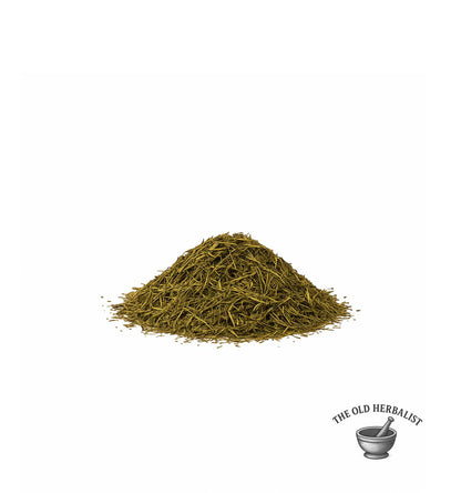 pile of dried eyebright herb