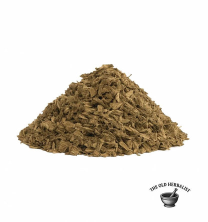 Cut artichoke leaves for tea and herbal use.