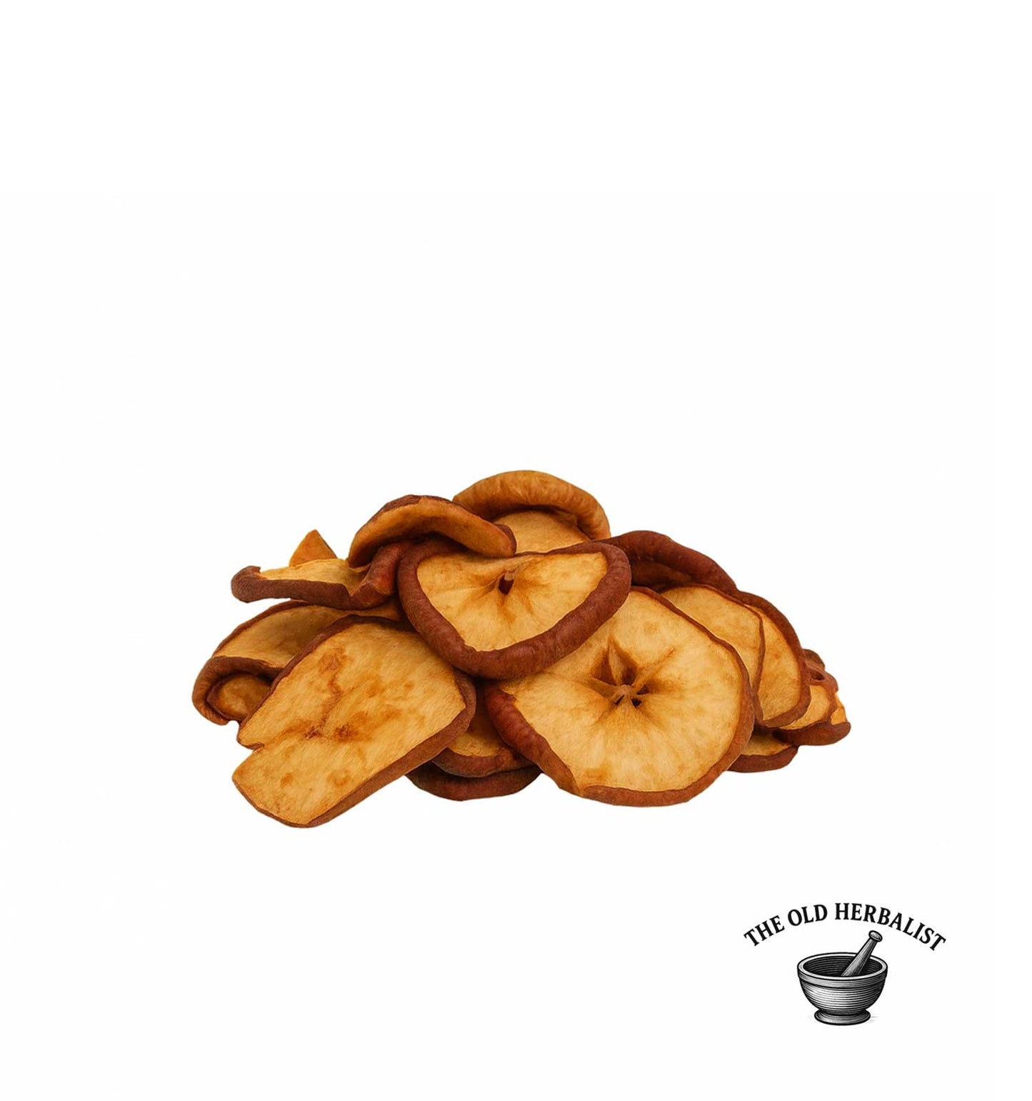 Whole dried apple slices for tea, snacks, and baking.