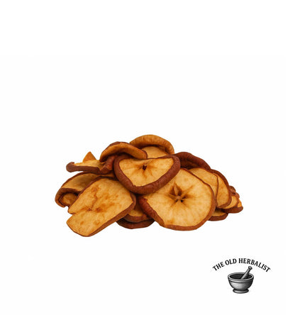 Whole dried apple slices for tea, snacks, and baking.