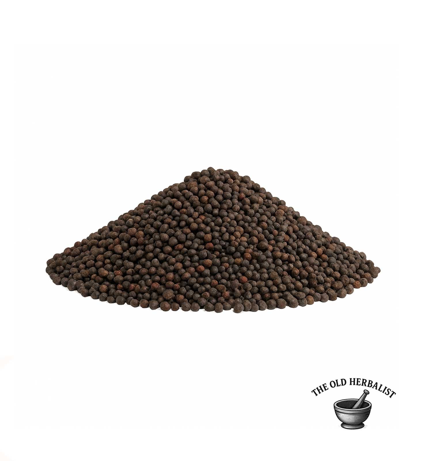 Whole black mustard seeds for cooking and herbal use.