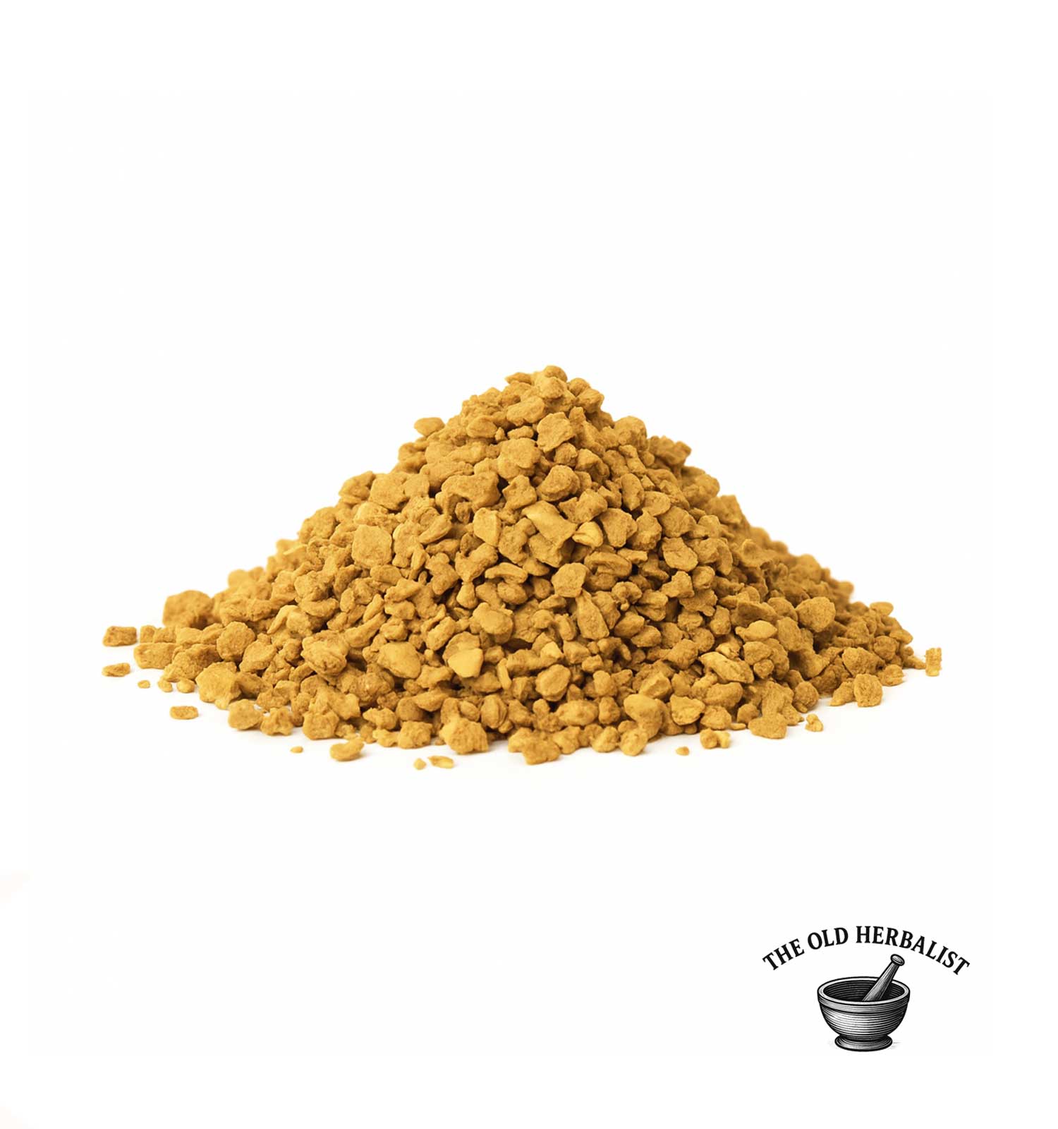 Aromatic ginger root chunks for tea and culinary use.