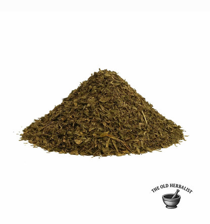 Loose peppermint leaf for tea and seasoning – Mentha piperita.