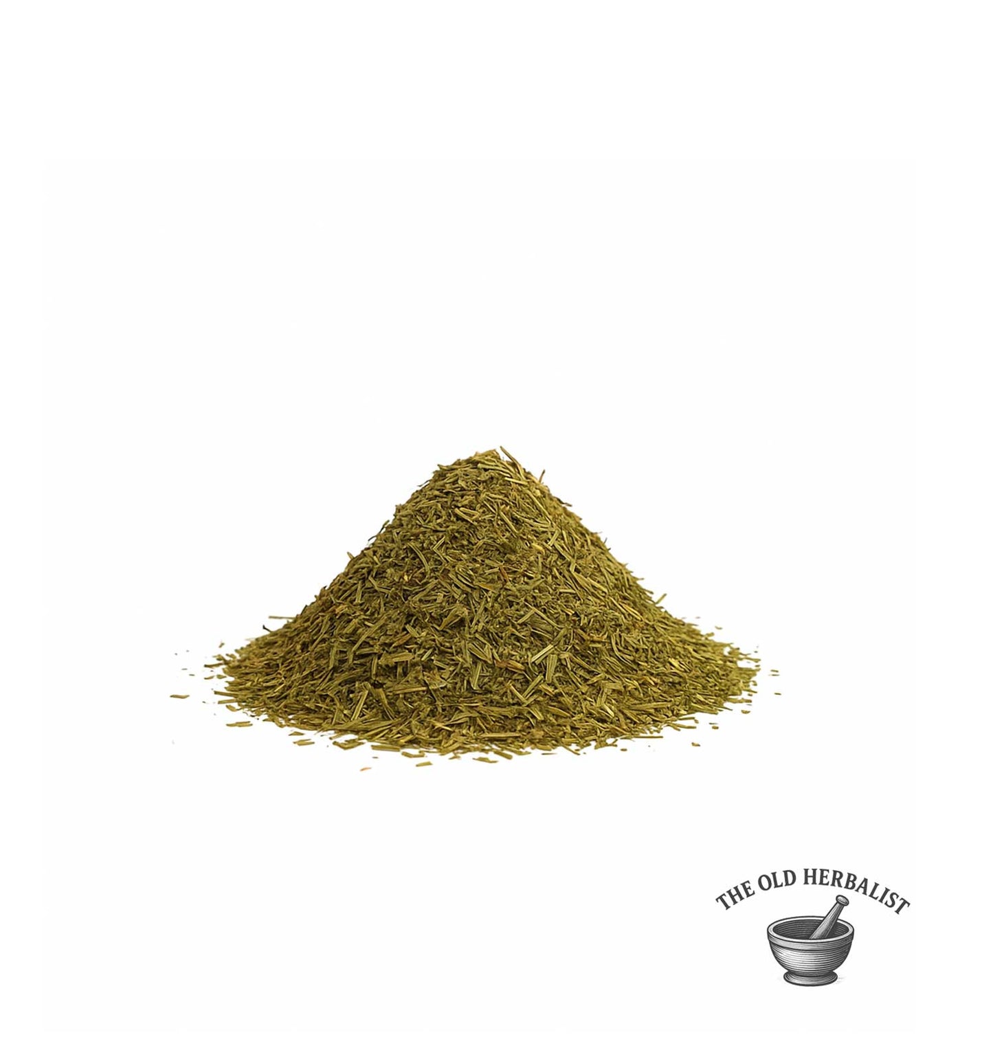 Pile of dried Dried hyssop herb