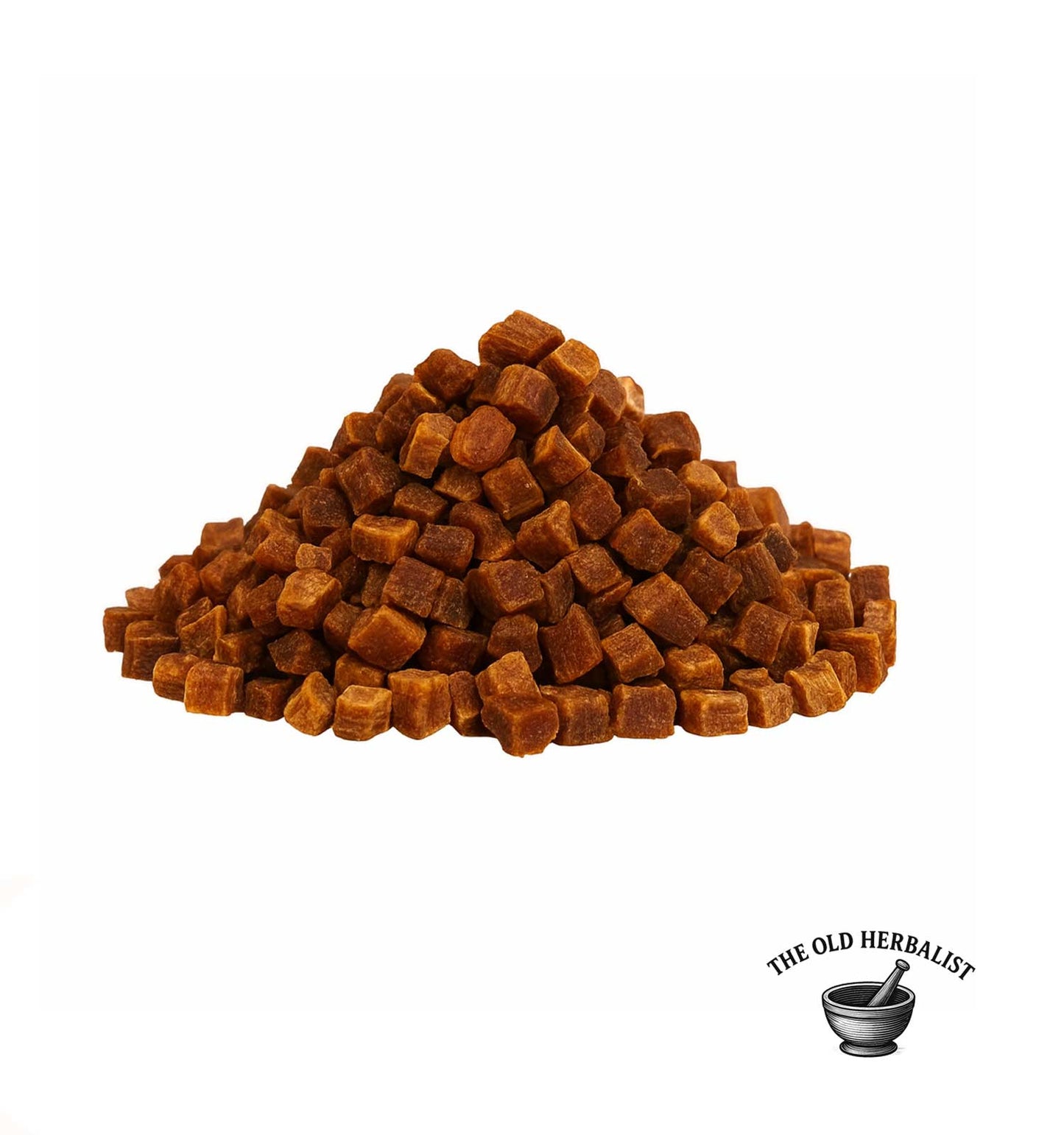 Dried sliced red ginseng root for tea and traditional wellness use.
