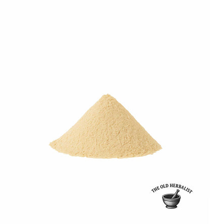 pile of Ashwagandha root powder
