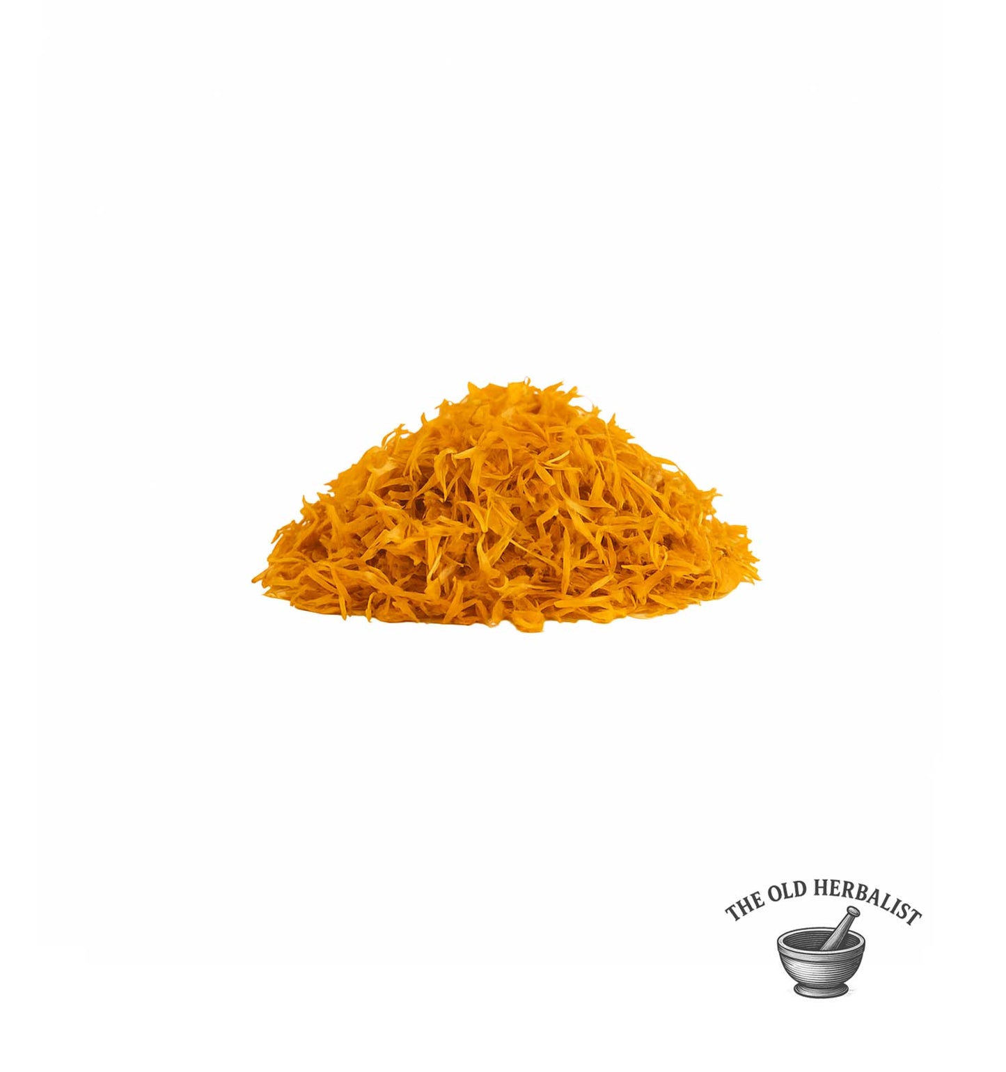 Golden calendula flowers for tea and culinary decoration.