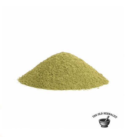 Finely ground gynostemma powder for tea and wellness use.
