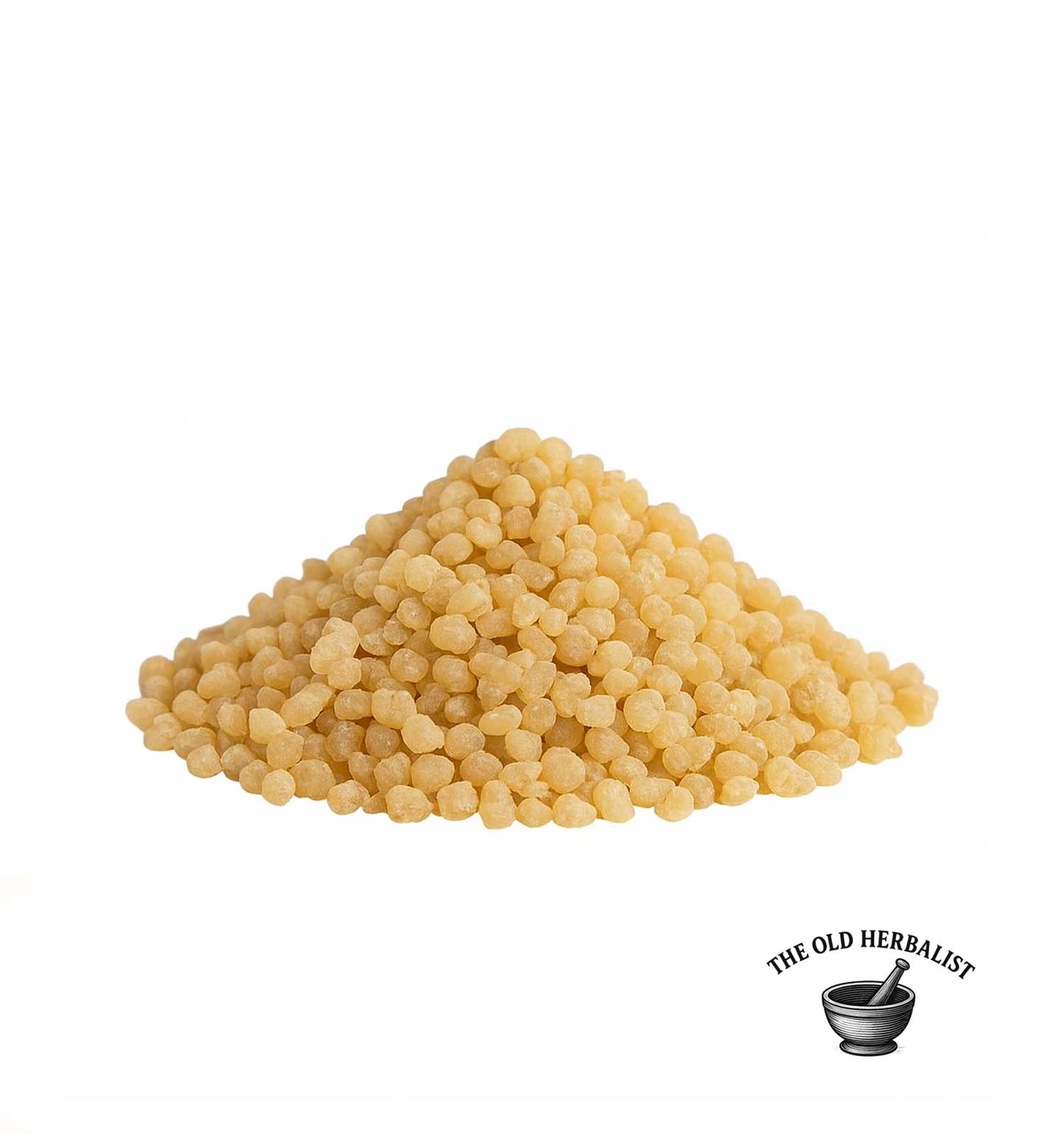 Golden Boswellia serrata resin granules for incense and wellness use.