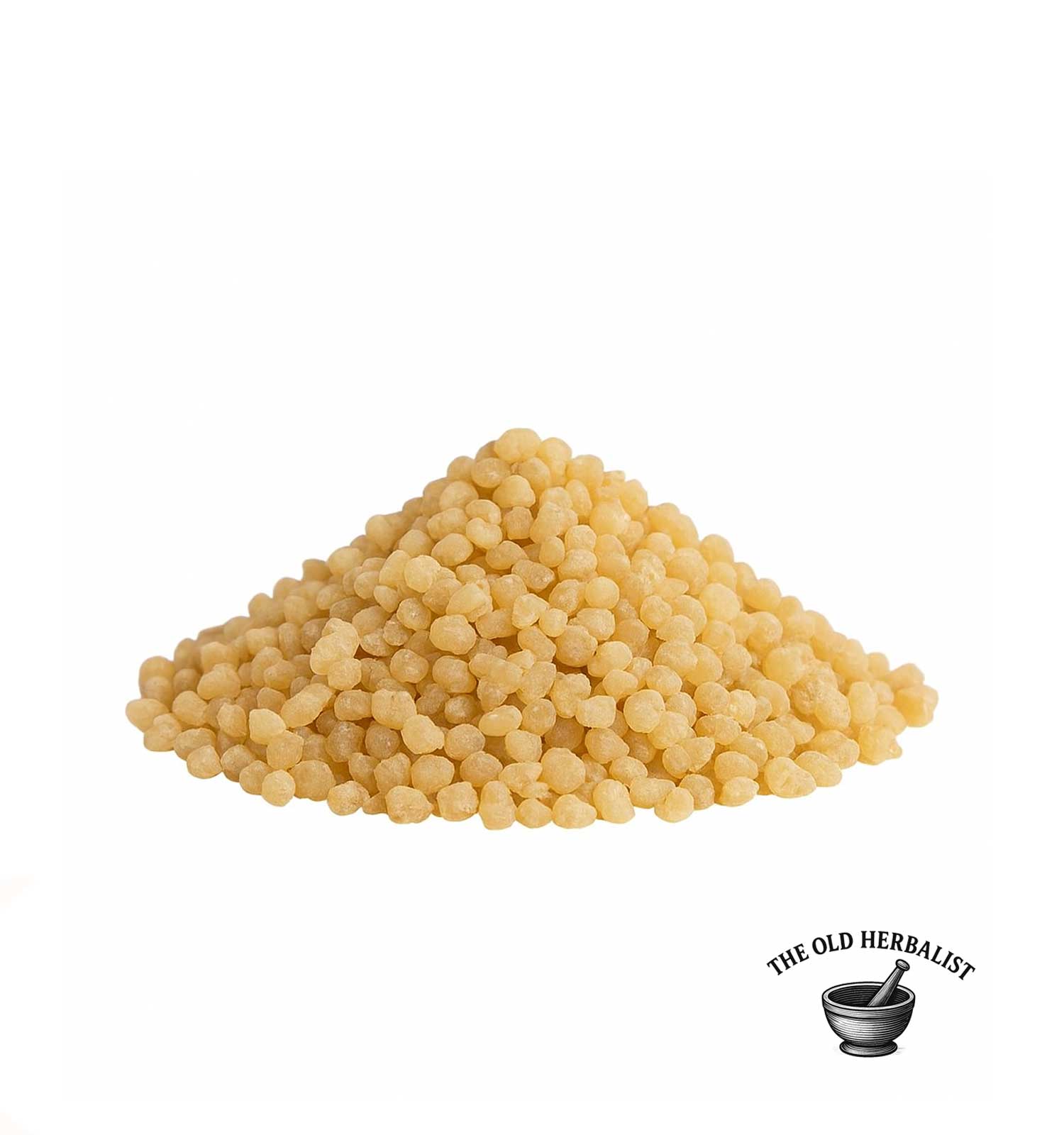 Golden Boswellia serrata resin granules for incense and wellness use.