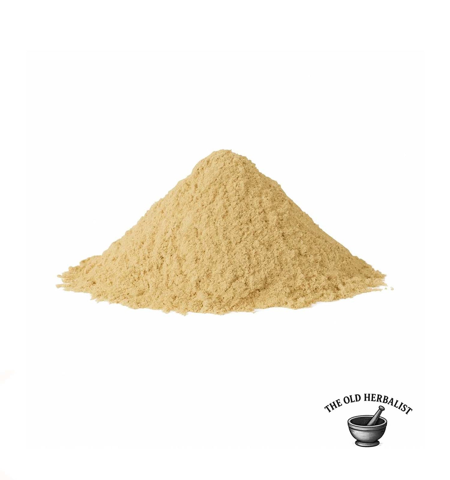 Finely ground ginger powder for cooking and tea.