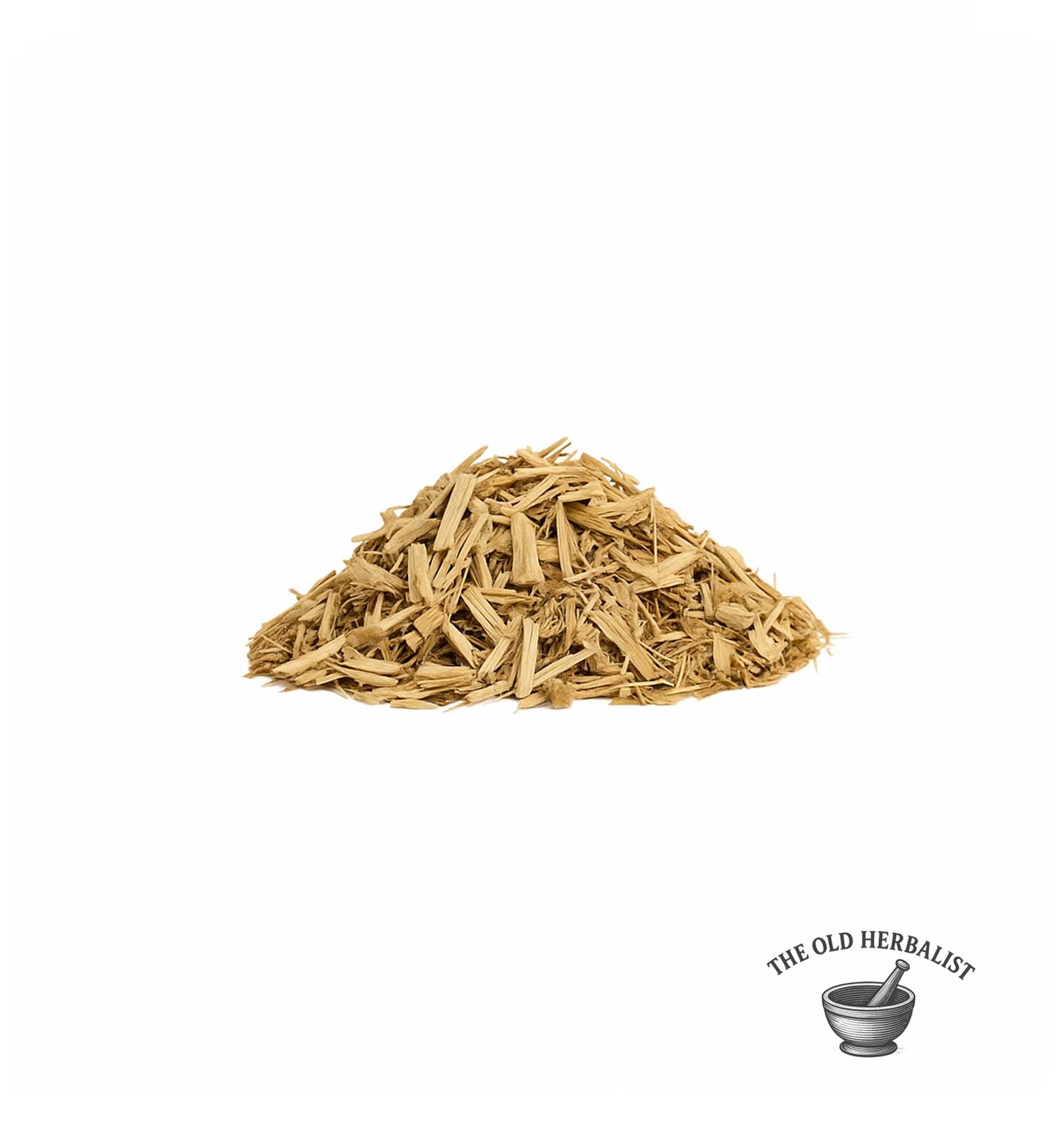 pile of Dried Siberian ginseng root