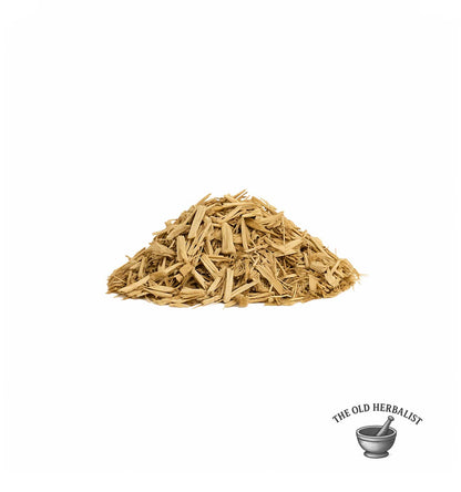 pile of Dried Siberian ginseng root