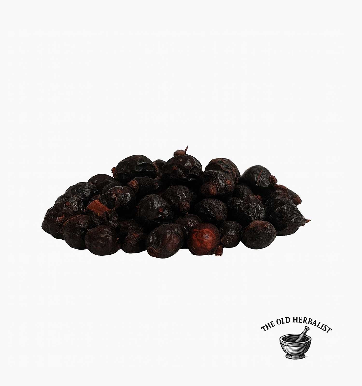 Whole Rosa canina rosehips for tea and culinary use.