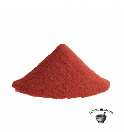 Fine red beetroot powder for baking and drinks