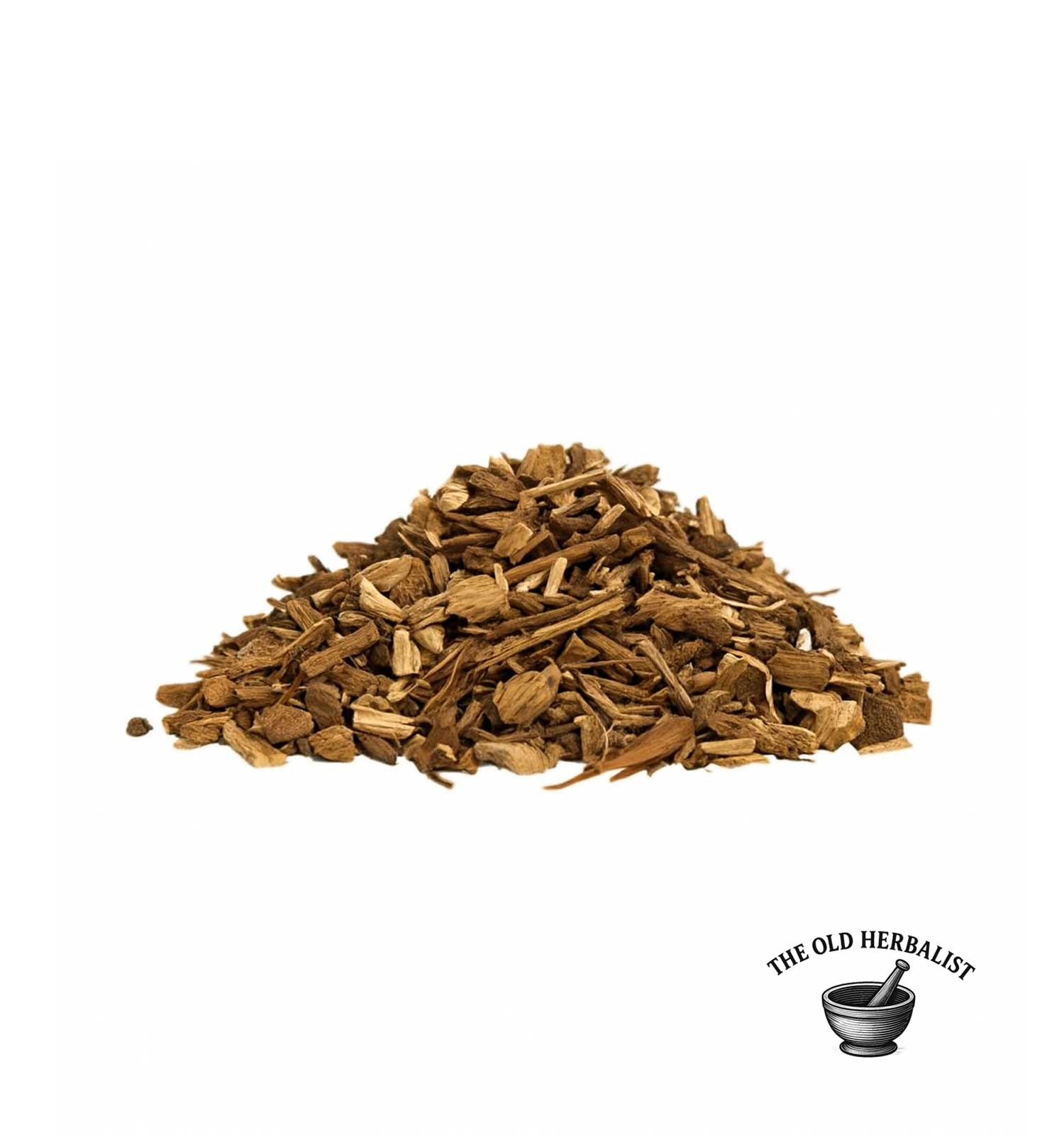 Cut echinacea root pieces for tea and herbal infusions.