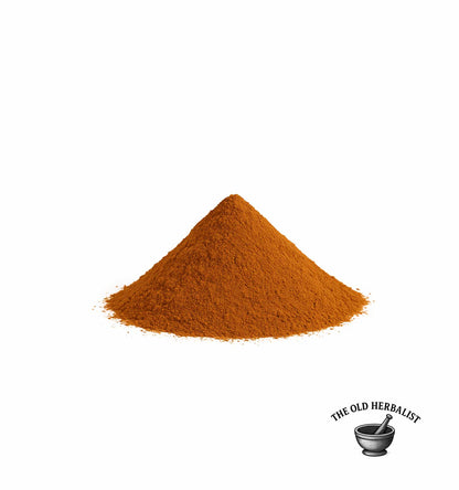 pile of Ceylon cinnamon bark powder