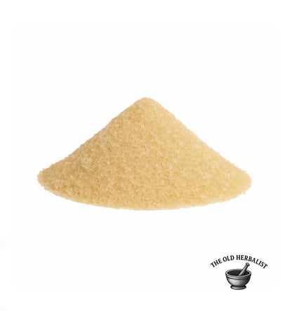 Golden cane sugar crystals for baking and beverages