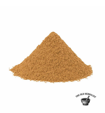 Finely ground Acorus calamus root powder for traditional use.