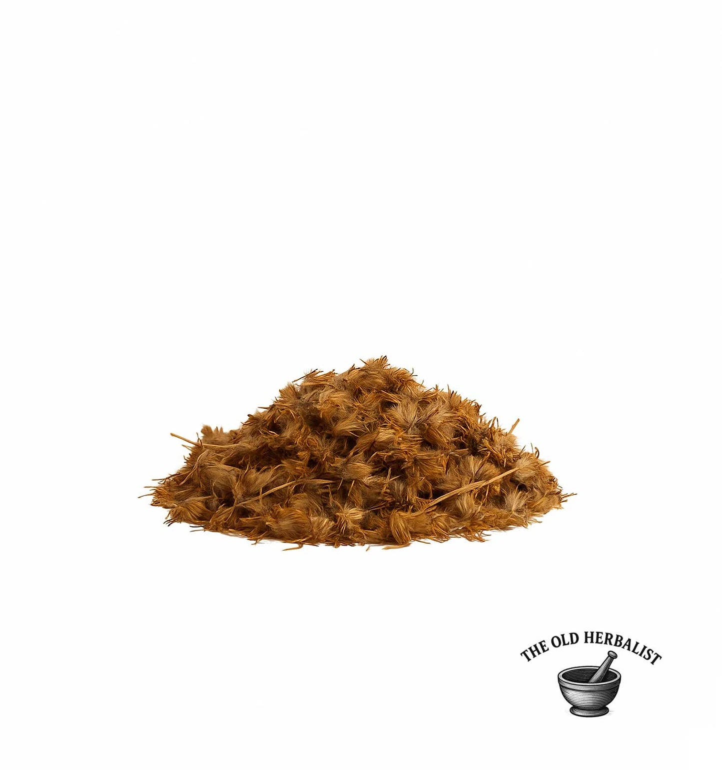 pile of dried arnica flowers