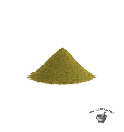 pile of  Horsetail herb powder