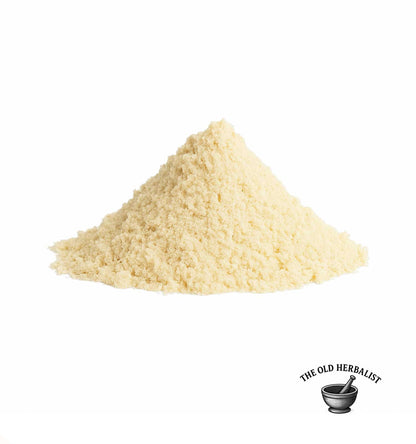 Finely ground garlic powder for cooking and seasoning.