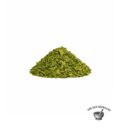 Loose moringa leaf for tea and culinary use.